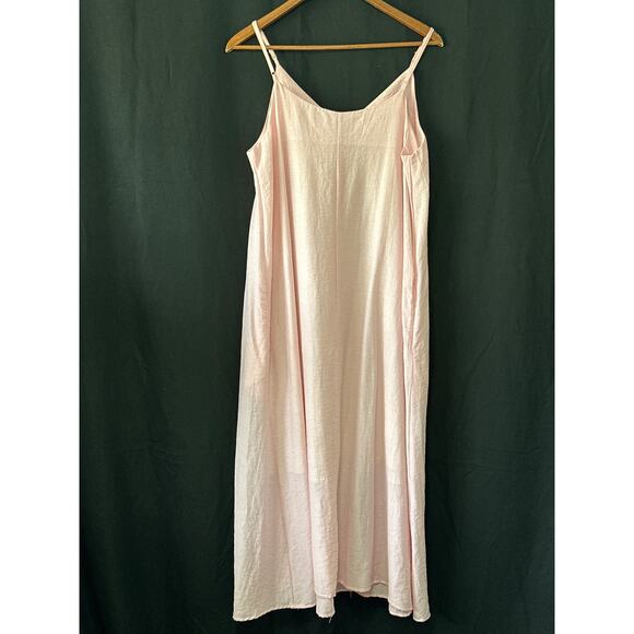 Ainn Story NWT Spring Summer Dress M Petal Pink Lagenlook Soft Girl Luxury - Picture 6 of 11